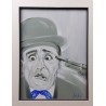 Ritratto di Totò – Olio su Tela 30x40 cm di Bibi Guarnieri