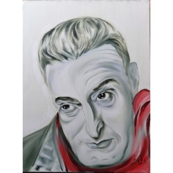 Guardami – Ritratto di Totò olio su tela 30x40 | Bibi Guarnieri