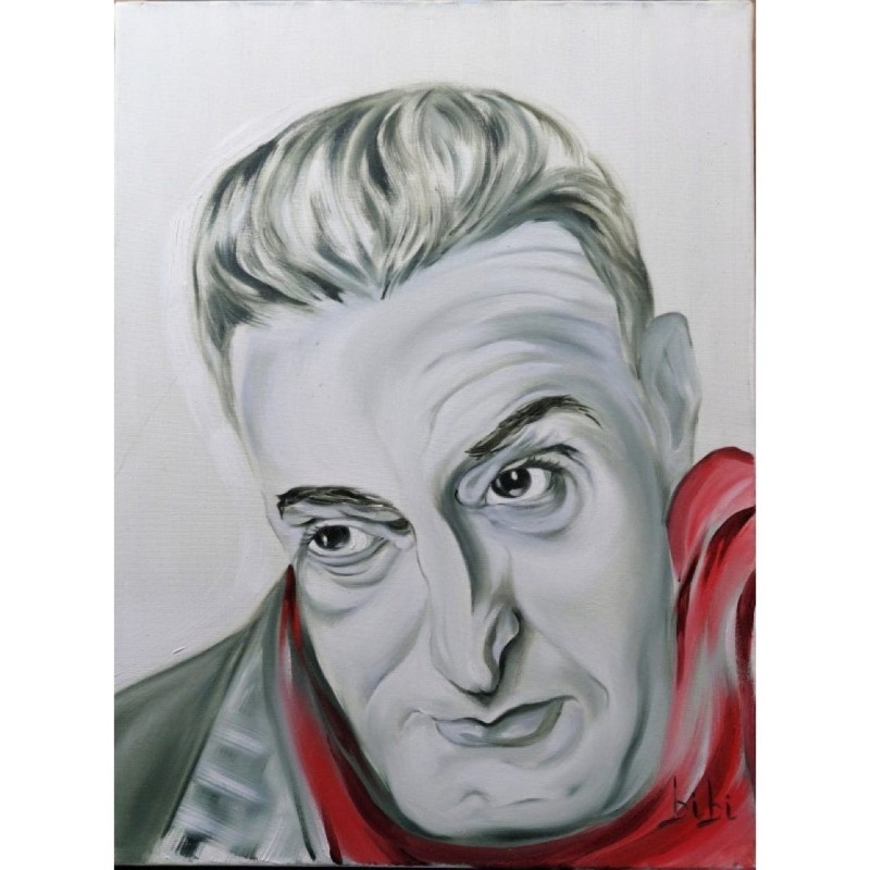 Guardami – Ritratto di Totò olio su tela 30x40 | Bibi Guarnieri Guardami – Ritratto di Totò olio su tela 30x40 | Bibi Guarnieri