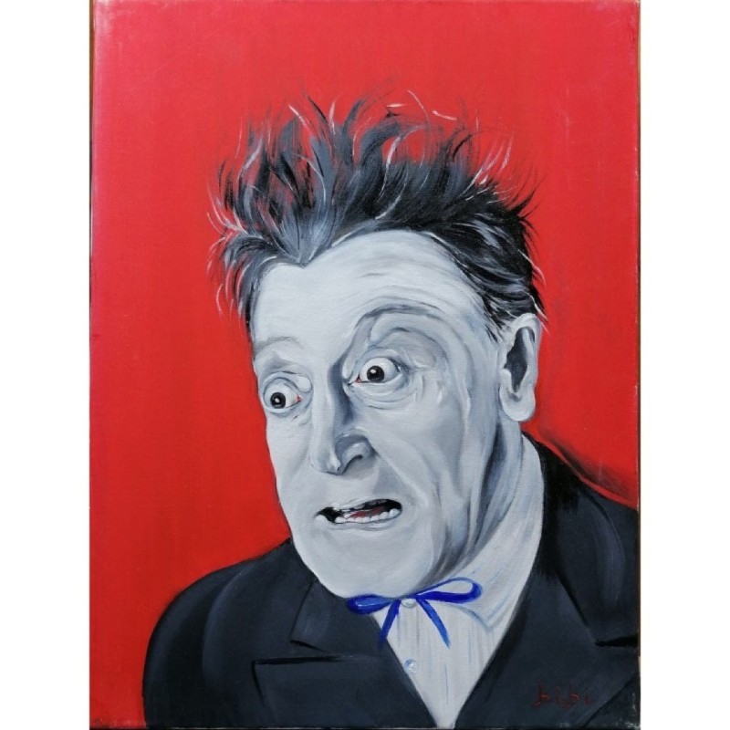 Ira – Totò Portrait Oil on Canvas 30x40 | Bibi Guarnieri Ira – Totò Portrait Oil on Canvas 30x40 | Bibi Guarnieri