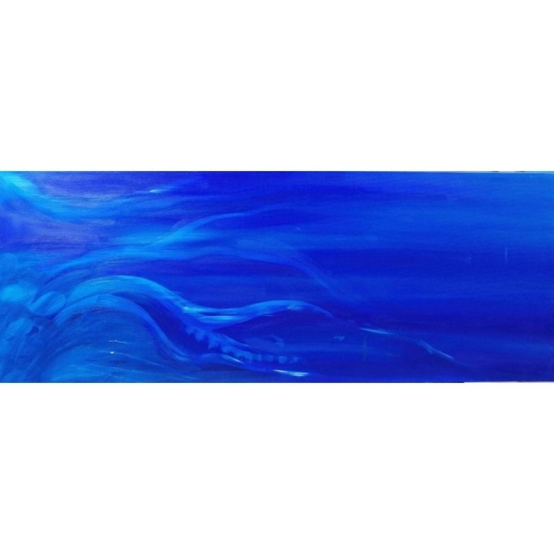 Notturno Marino – Night Sea Painting in Blue Shades | Oil on Canvas by Bibi Guarnieri Notturno Marino – Night Sea Painting in Blue Shades | Oil on Canvas by Bibi Guarnieri