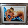 Nudo – Dipinto olio su tela 65x50 | Nudo femminile elegante di Bibi Guarnieri