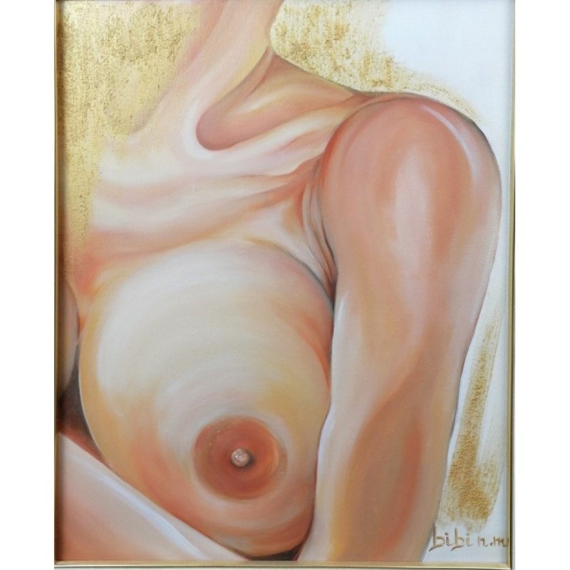 Sfaccettature 2 – Nudo Femminile 50x60 | Olio su Tela di Bibi Guarnieri Sfaccettature 2 – Nudo Femminile 50x60 | Olio su Tela di Bibi Guarnieri