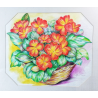 Viola Ingannevole – Acquerello Floreale 60x50 | Opera di Bibi Guarnieri